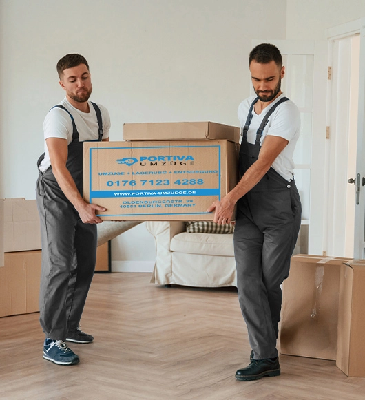 zwei Monate vor dem Umzug